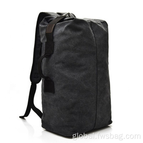 Leather Backpack Custom Fashion large capacity outdoor sports canvas hiking Supplier